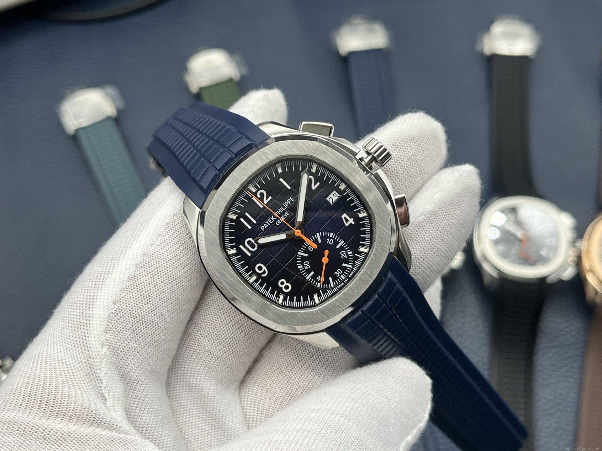 PF Factory 2025 最高級 レプリカ 時計 百達翡麗 Aquanaut 手雷計時系列 5968A-001 1128854600