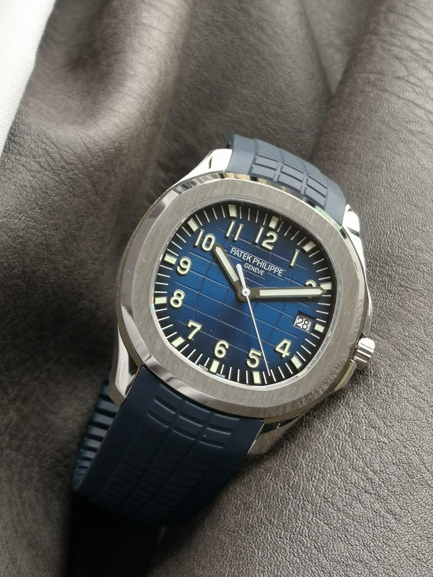 パテック フィリップ AQUANAUT 5168G-001 最高級 レプリカ 時計 42.2mm ブルー ダイヤル 代引き購入可 1037684032