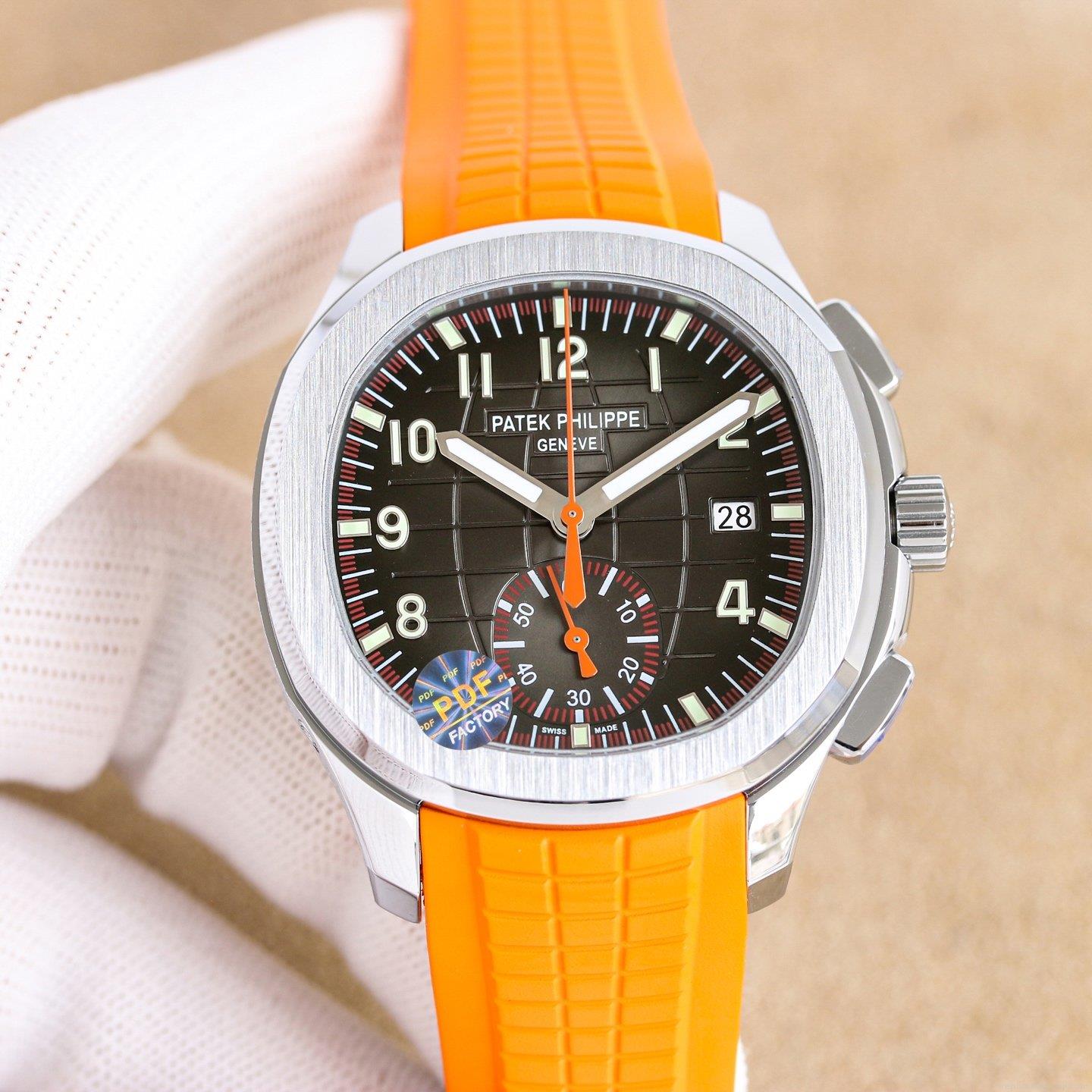 最高級レプリカ時計 代引き購入可能な百達翡麗Aquanaut 5968A-001 クロノグラフ 1138187771