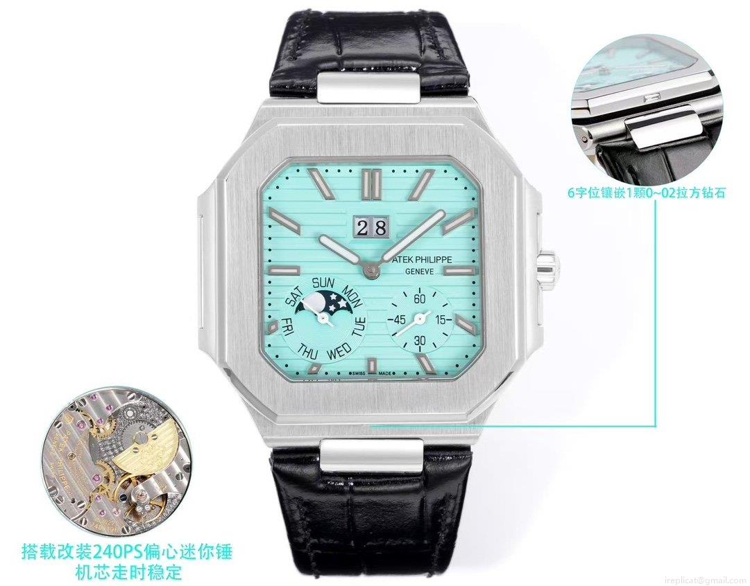 パテックフィリップ CUBITUS 5822 最高級 レプリカ 時計 デニムブルーダイヤル 1130669092