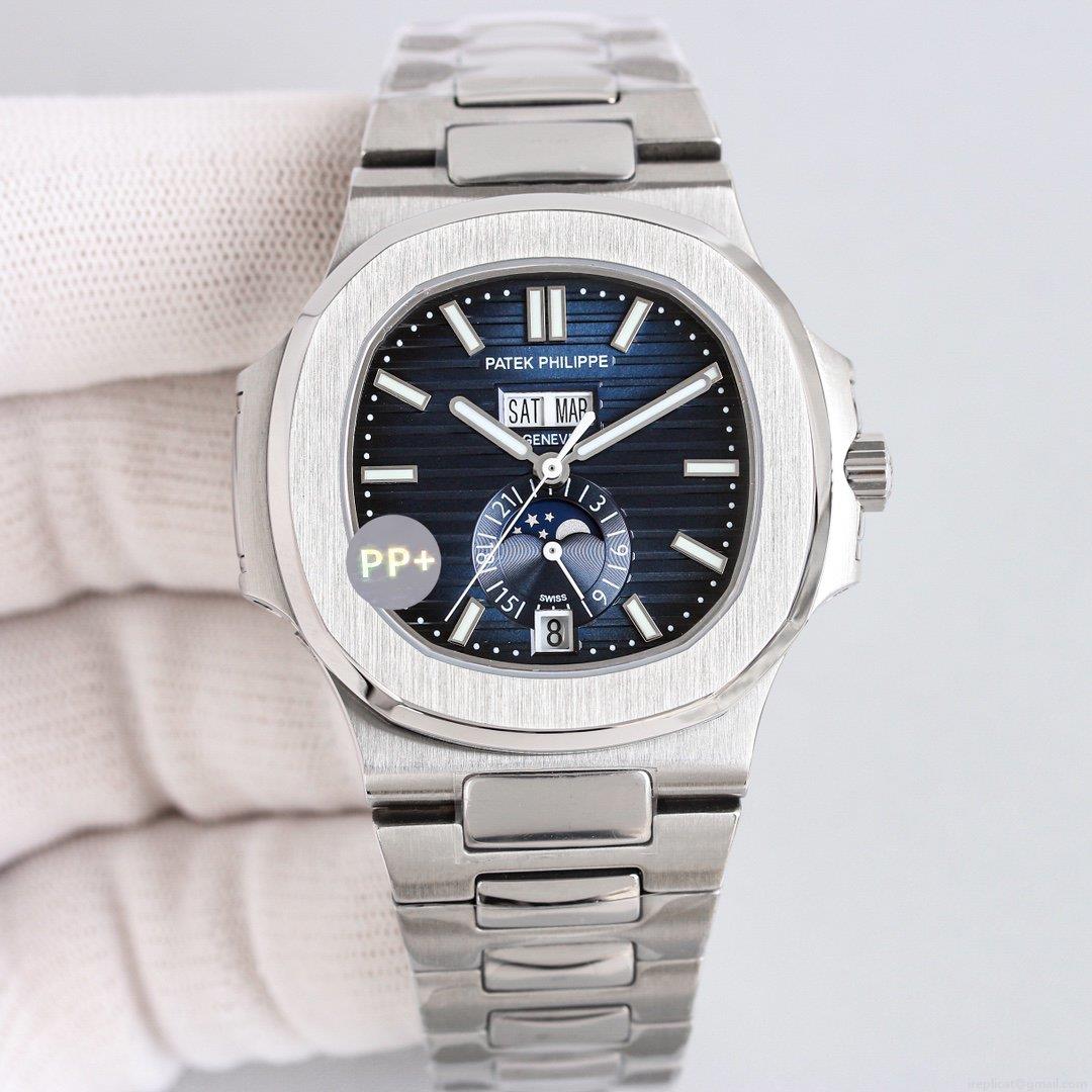 最高級 レプリカ 時計 百達翡麗 ナウティラス 5726 永久カレンダー ムーンフェイズ 腕時計 1040390844