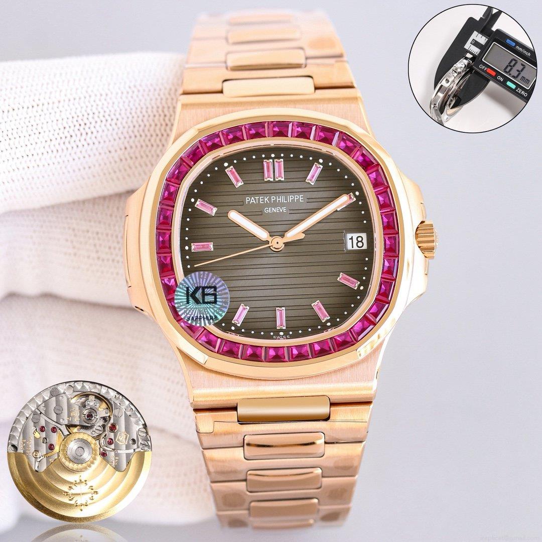 パテックフィリップ 5711 スーパーコピー 時計 最高級レプリカ 鋼の王者 ダイヤモンドインレイ 1103748822