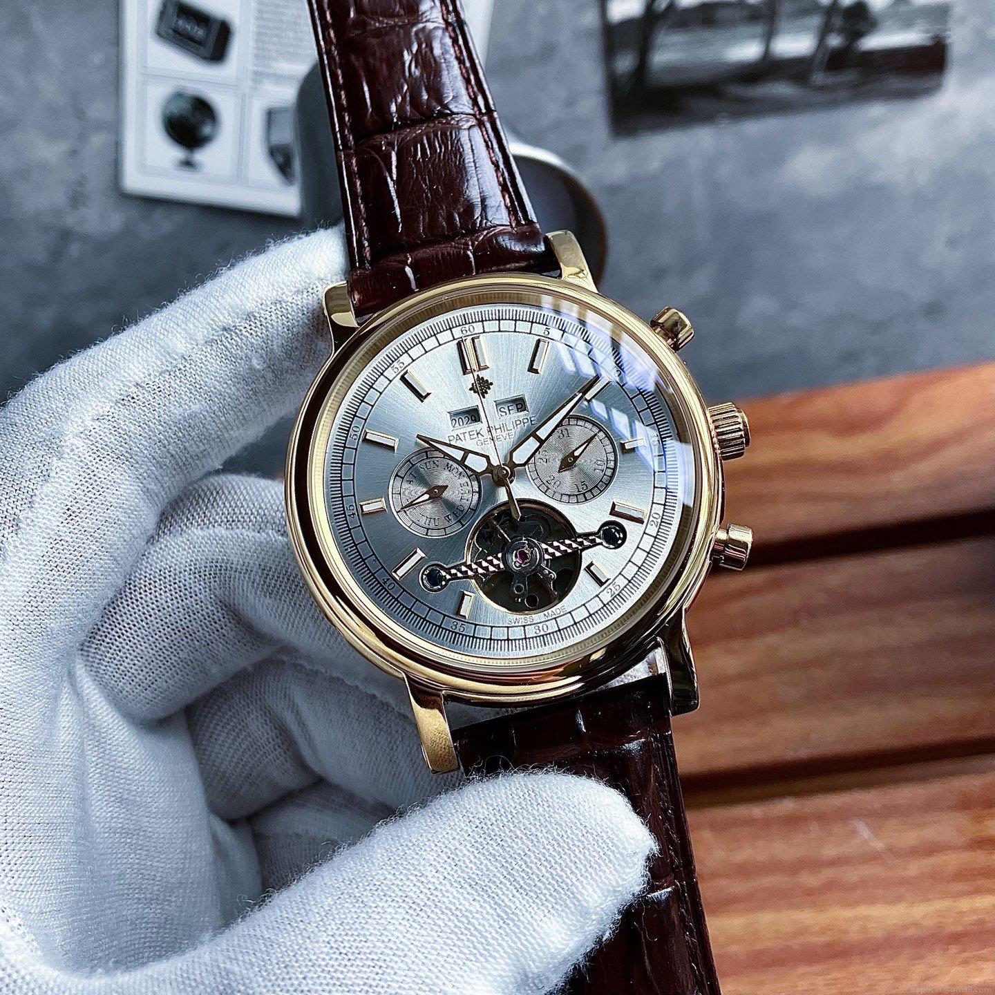 最高級 レプリカ 時計 百達翡麗 多機能フライホイール 新作 ビジネスカジュアル 43mm 1104091204