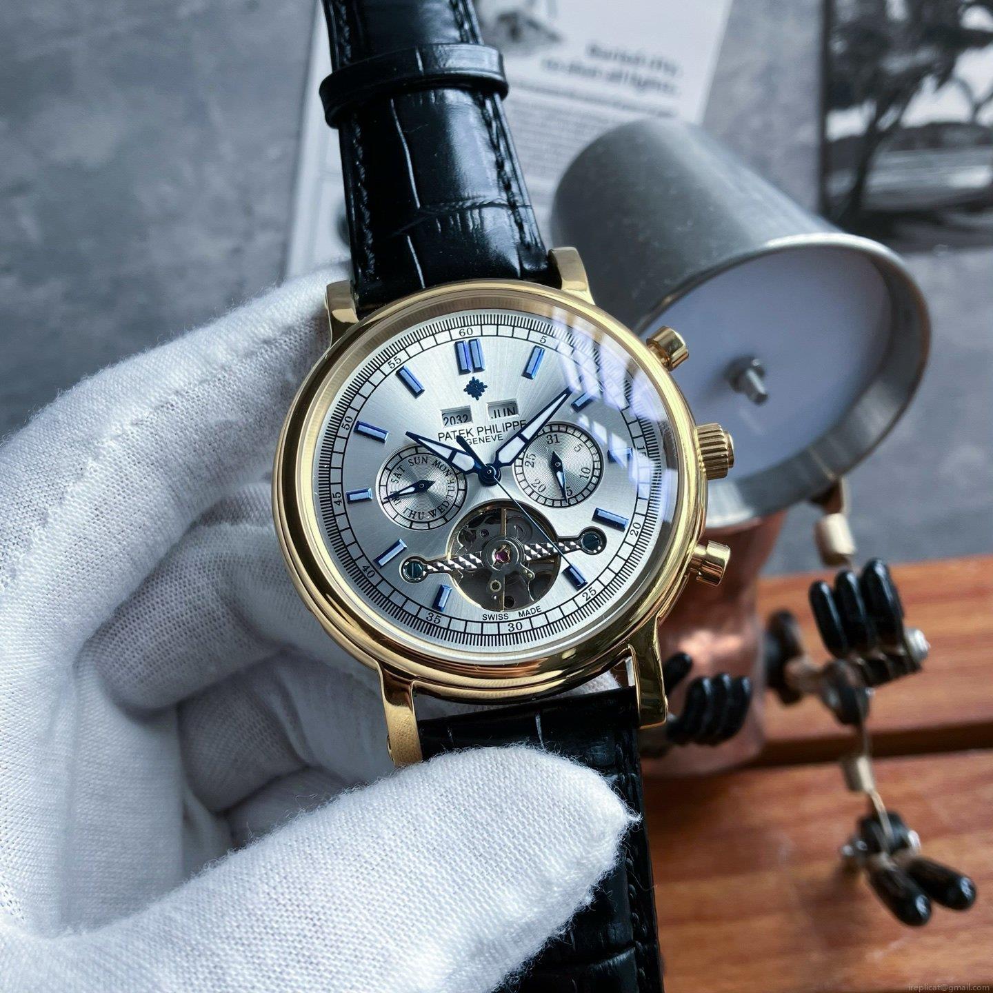最高級 レプリカ 時計 百達翡麗 多機能フライホイール 新作 ビジネスカジュアル 43mm 1104091204