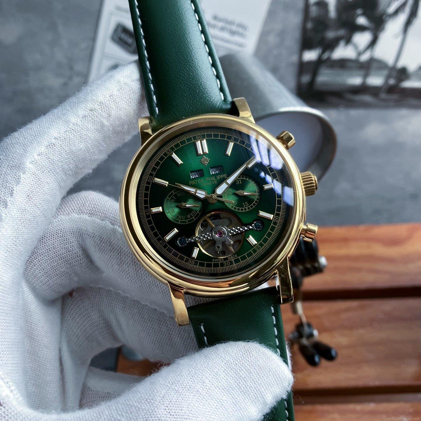 最高級 レプリカ 時計 百達翡麗 多機能フライホイール 新作 ビジネスカジュアル 43mm 1104091204
