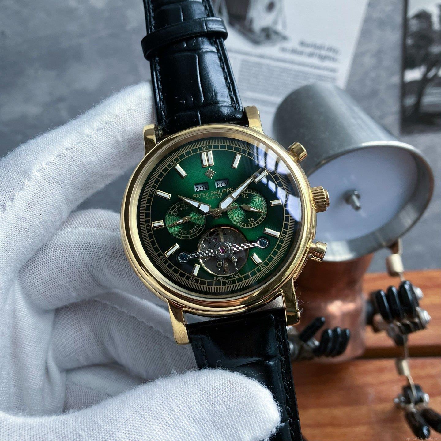 最高級 レプリカ 時計 百達翡麗 多機能フライホイール 新作 ビジネスカジュアル 43mm 1104091204