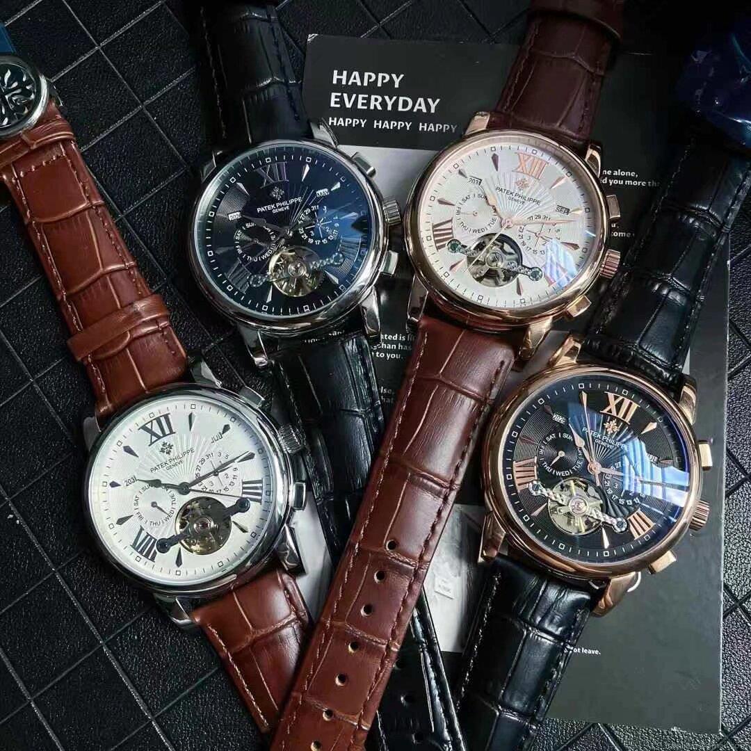 パテックフィリップ スーパーコピー 時計 高品質 機械式ムーンフェイズ クロノグラフ ビジネスカジュアル 1103999242