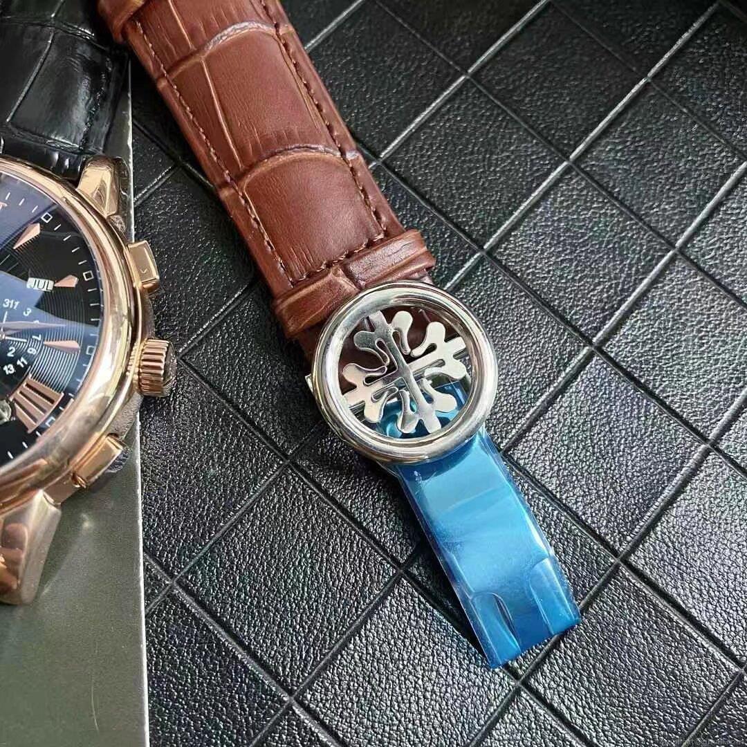 パテックフィリップ スーパーコピー 時計 高品質 機械式ムーンフェイズ クロノグラフ ビジネスカジュアル 1103999242