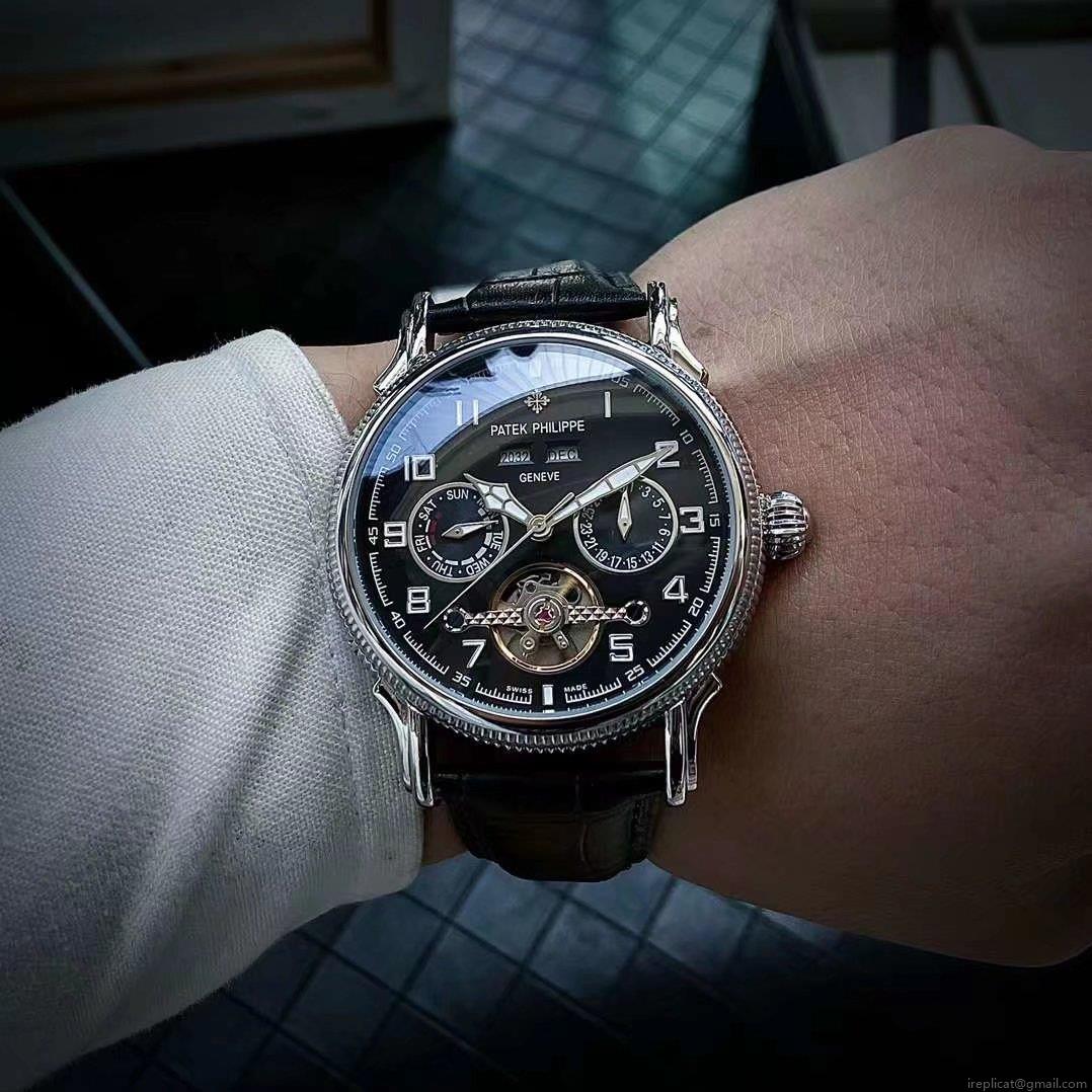 最高級レプリカ時計 百達翡麗 万年歴マルチファンクション トゥールビヨン ウォッチ 代引き購入 1116185799
