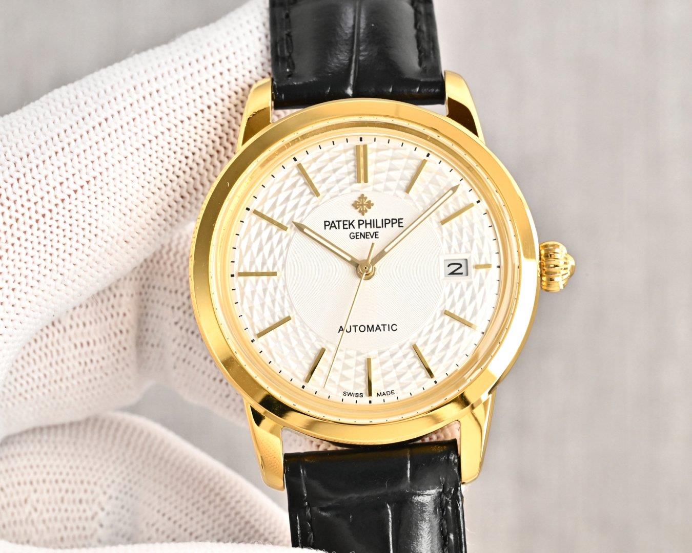 パテックフィリップ スーパーコピー 時計 最高級 レプリカ 9015 機芯 鍋蓋ガラス 40mm 1136503878