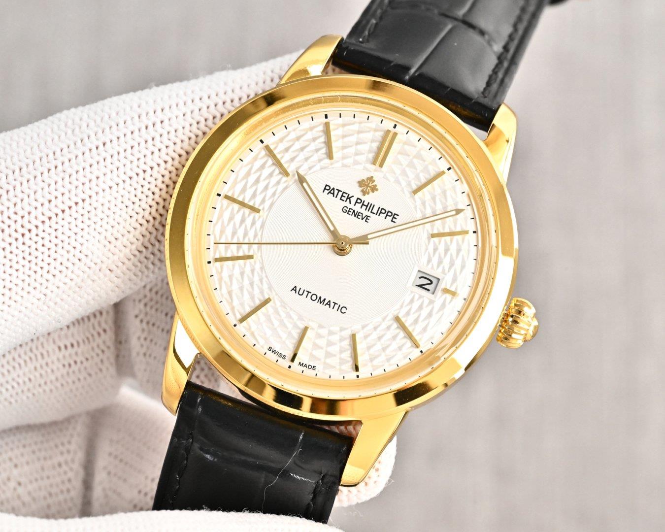 パテックフィリップ スーパーコピー 時計 最高級 レプリカ 9015 機芯 鍋蓋ガラス 40mm 1136503878