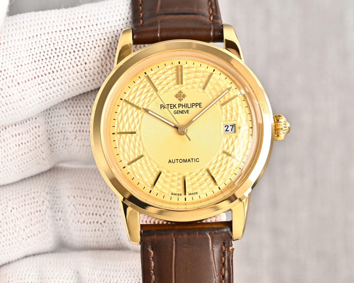 パテックフィリップ スーパーコピー 時計 最高級 レプリカ 9015 機芯 鍋蓋ガラス 40mm 1136503878