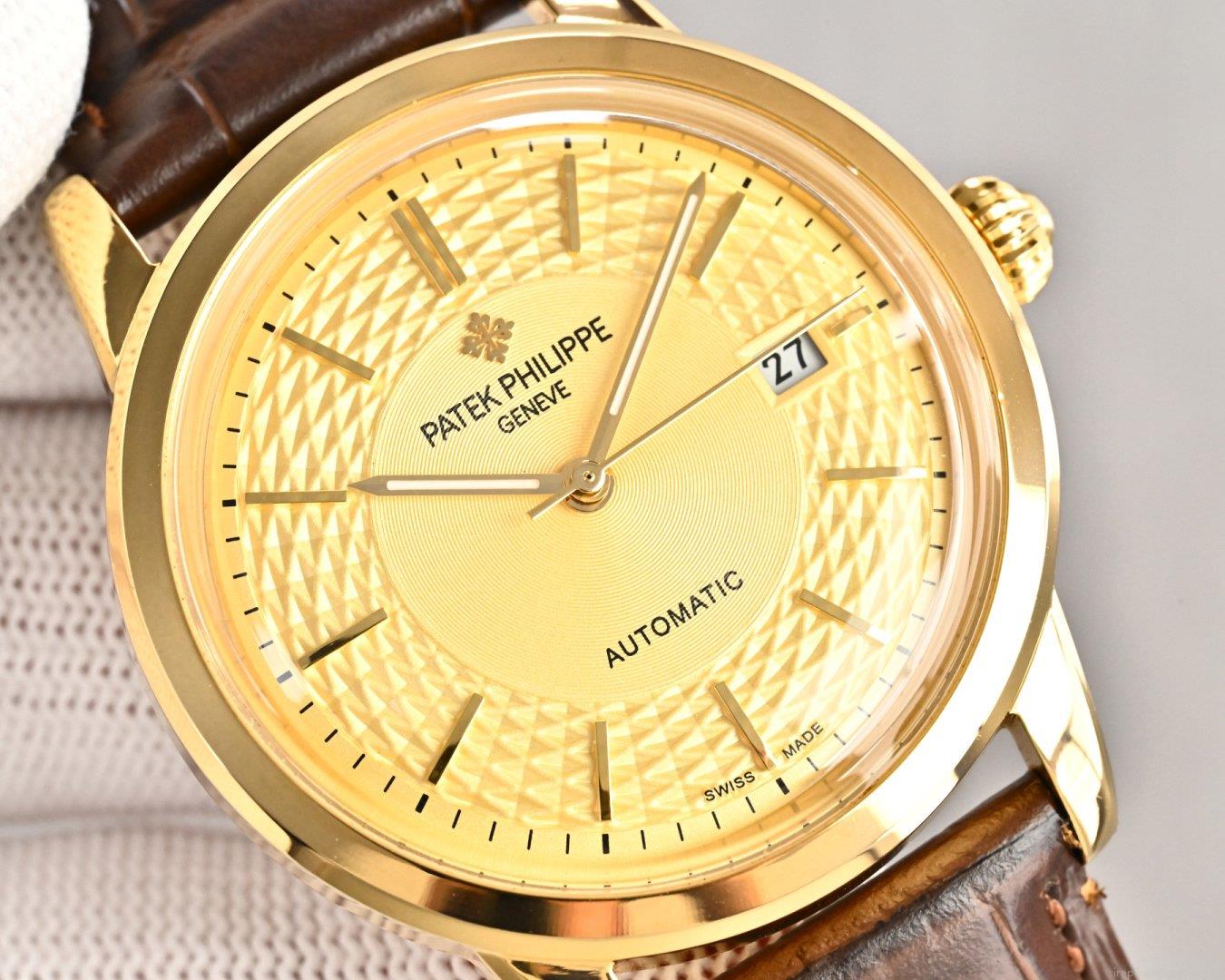 パテックフィリップ スーパーコピー 時計 最高級 レプリカ 9015 機芯 鍋蓋ガラス 40mm 1136503878