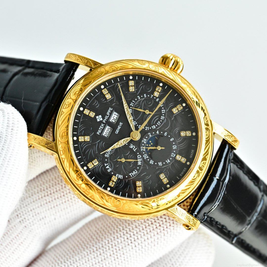 最高級 レプリカ 時計 百達翡麗 古典 万年歴 超複雑 機能 腕時計 本格派 コレクション 1131291180