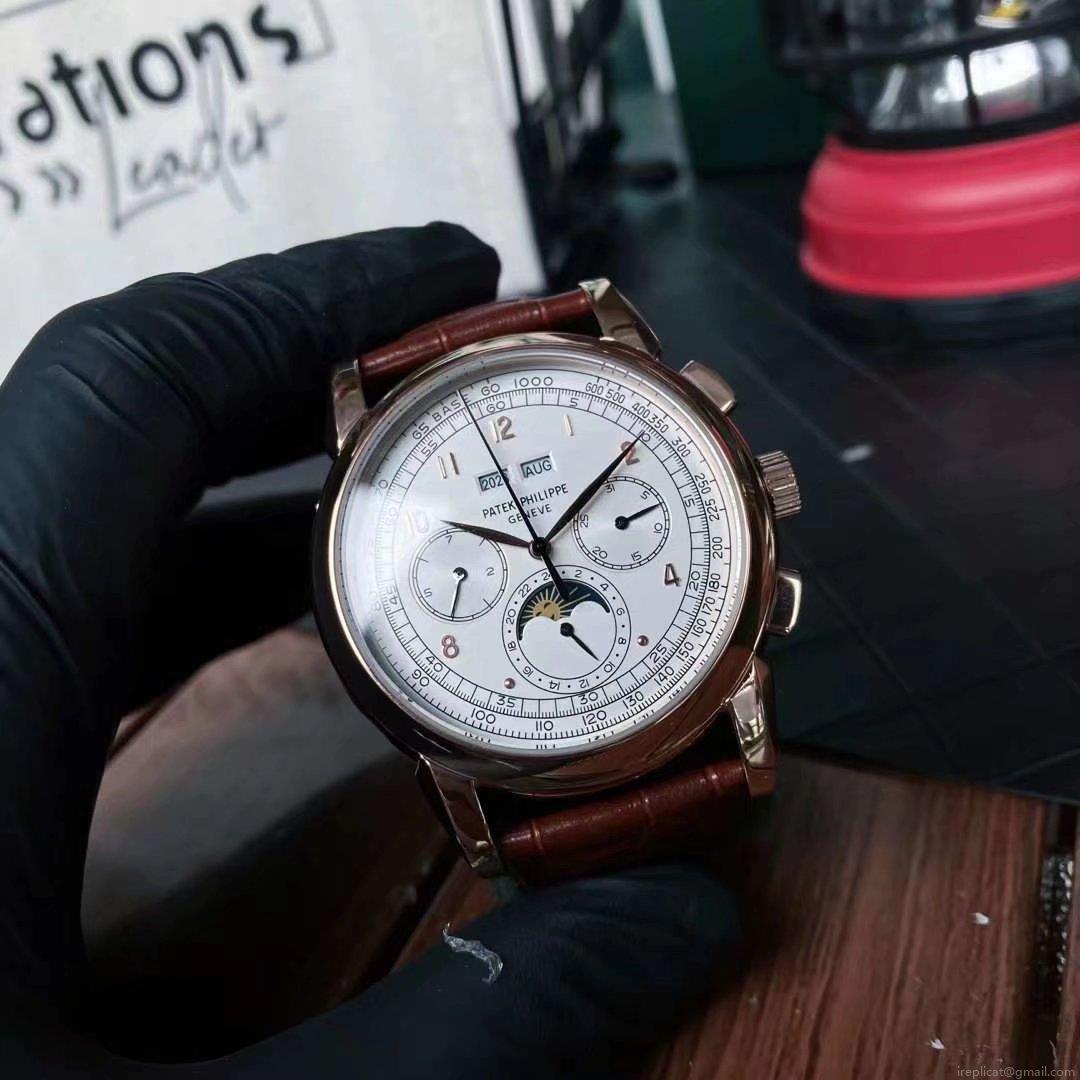 最高級 レプリカ 時計 パテックフィリップ ドラゴン彫刻 クロノグラフ 43mm 日本発送 1037999302