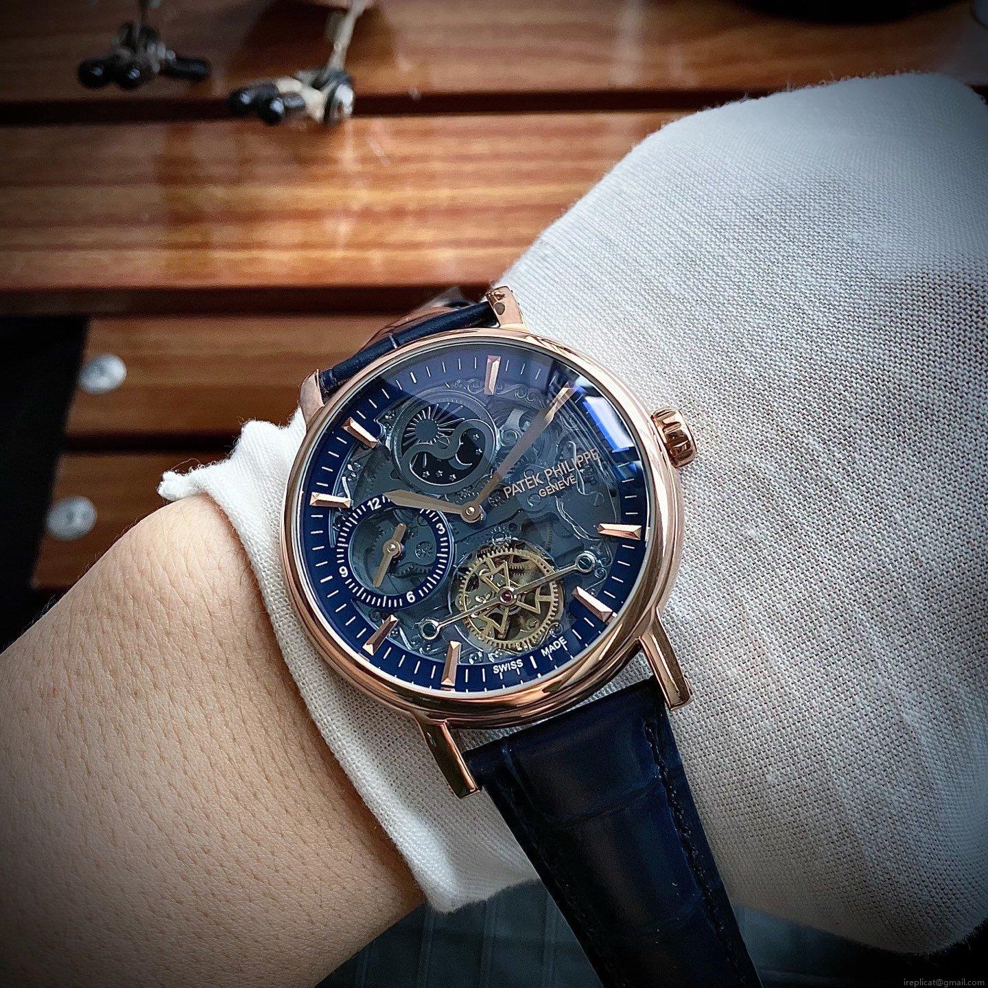 百達翡麗 スーパーコピー 時計 最高級レプリカ 豪華な多機能トゥールビヨン ビジネスカジュアル 1101764389