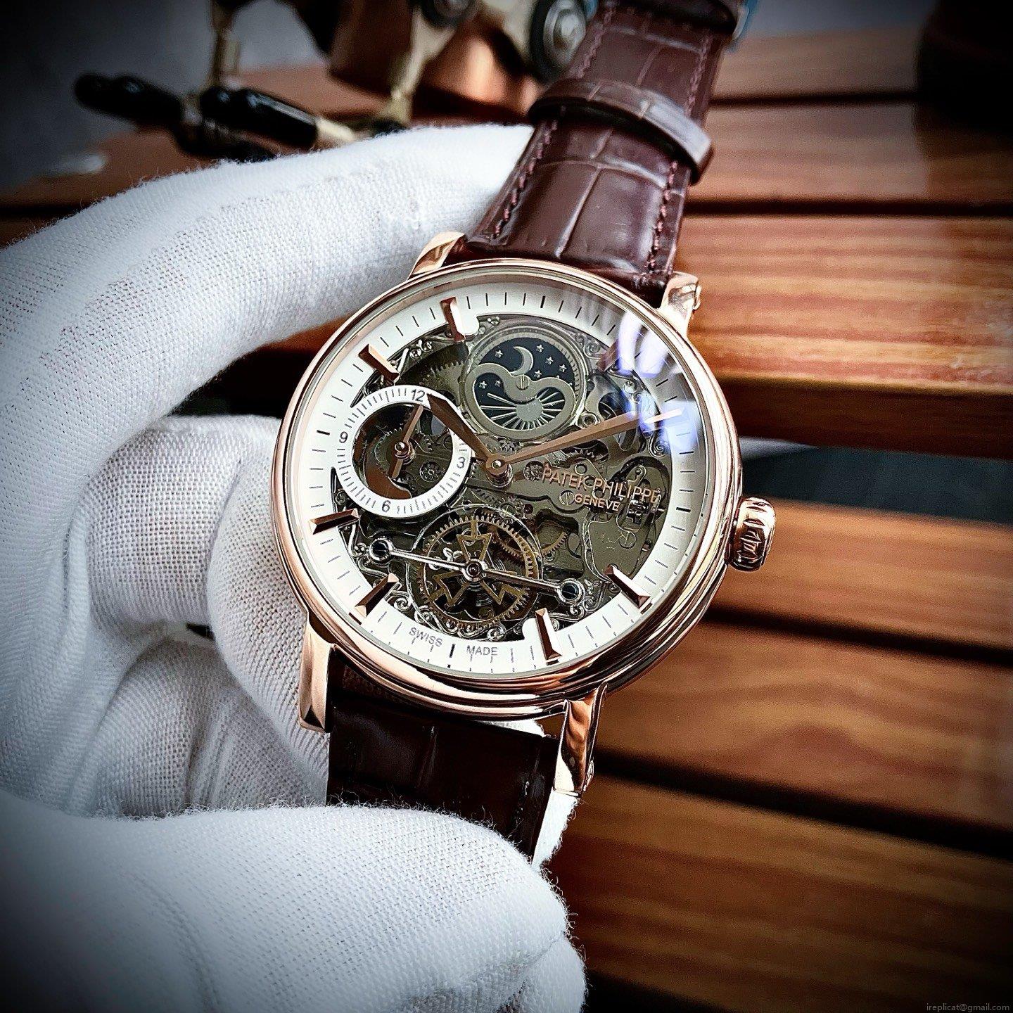 百達翡麗 スーパーコピー 時計 最高級レプリカ 豪華な多機能トゥールビヨン ビジネスカジュアル 1101764389