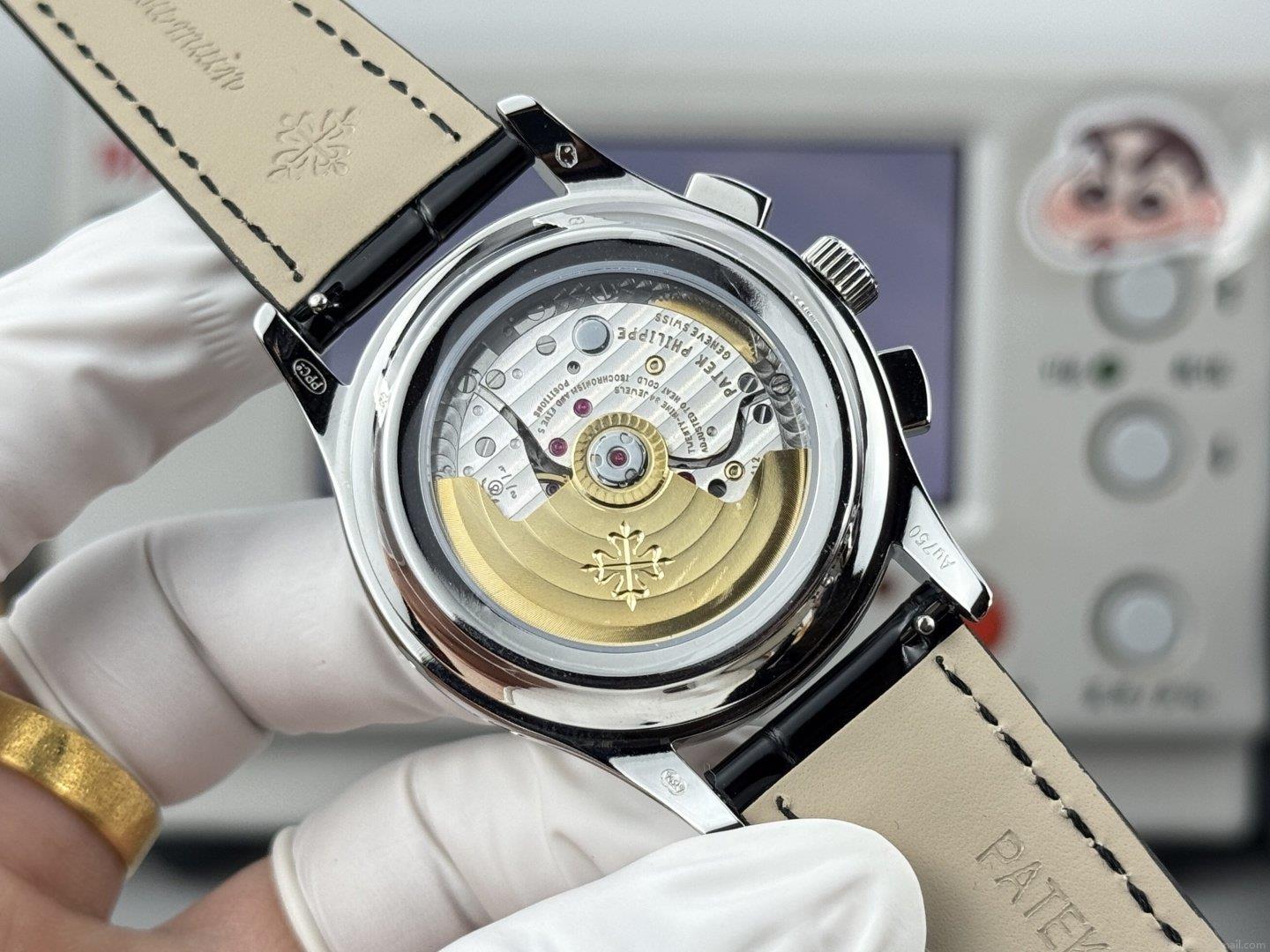 百達翡麗 5905R-010 スーパーレプリカ 時計 最高級のクロコダイル革モデル 1137886907