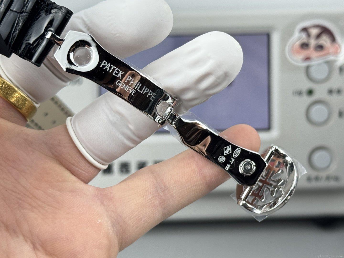 百達翡麗 5905R-010 スーパーレプリカ 時計 最高級のクロコダイル革モデル 1137886907