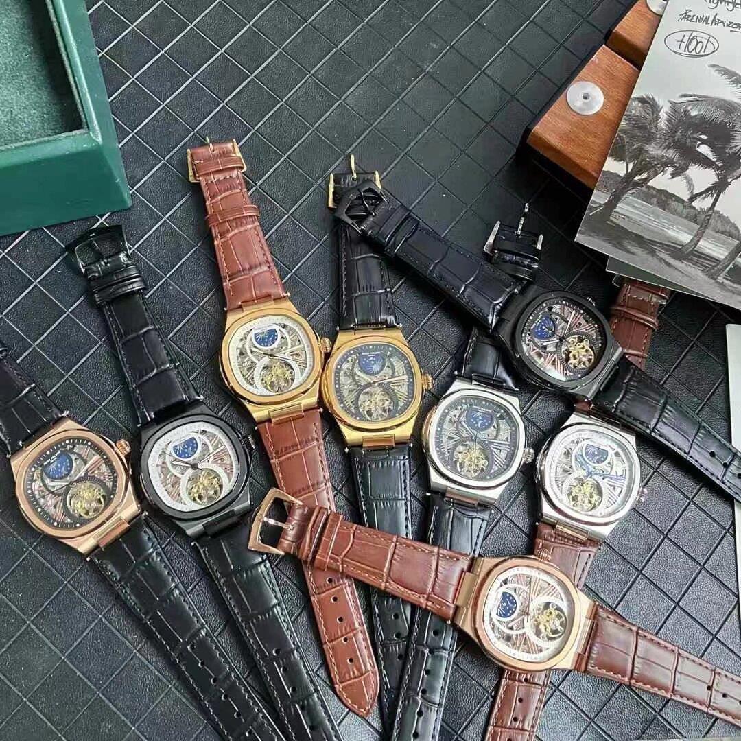 最高級 レプリカ 時計 百達翡麗 フライング ツアビヨン 新作 ビジネス カジュアル ウォッチ 1101765248