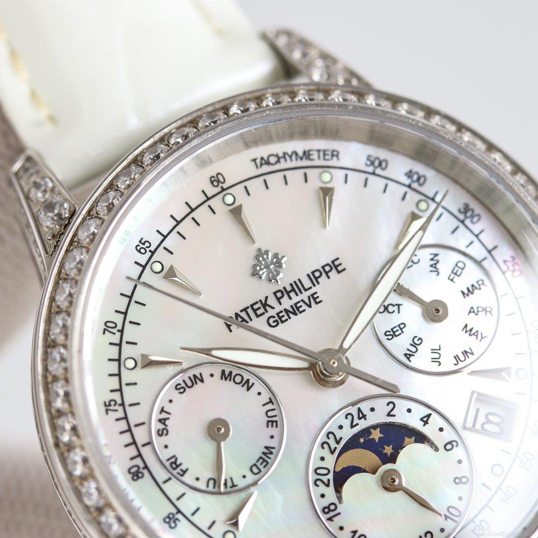 パテック フィリップ レディース 万年歴 スーパーコピー 時計 高品質 35mm ベゼル 956177942