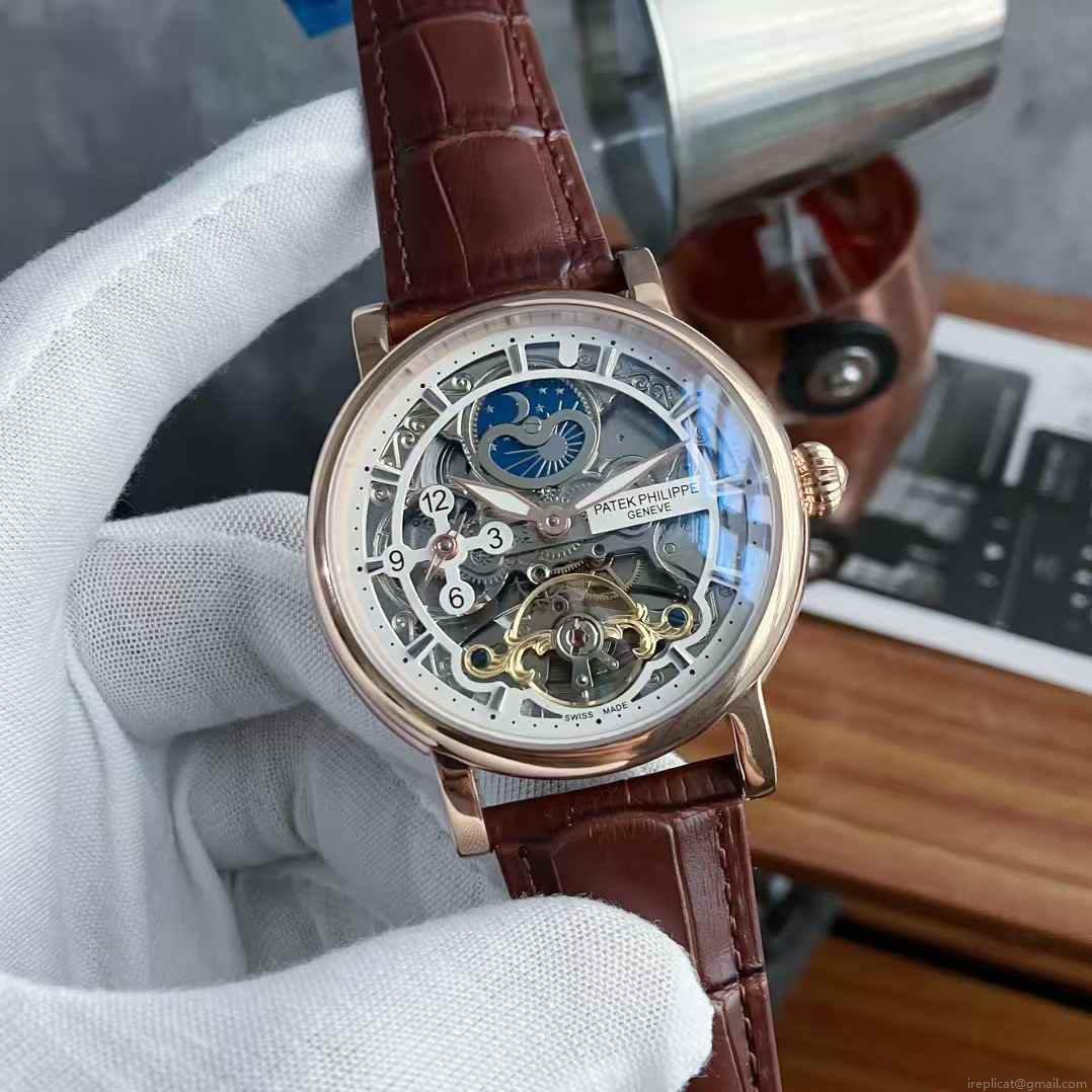 最高級 レプリカ 時計 2025年モデル 百達翡麗 マルチファンクション トゥールビヨン 新作 ビジネスカジュアル 1104197602