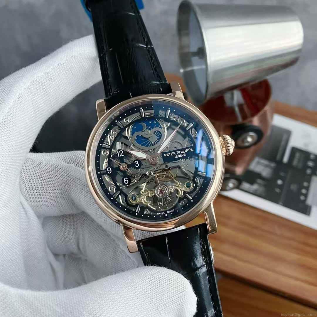 最高級 レプリカ 時計 2025年モデル 百達翡麗 マルチファンクション トゥールビヨン 新作 ビジネスカジュアル 1104197602